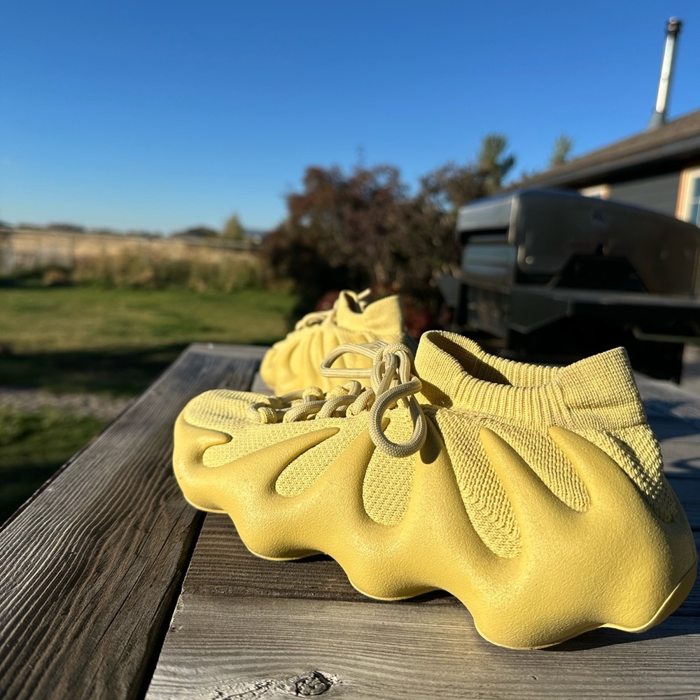 Adidas Yeezy 450 sulfur sneakers
